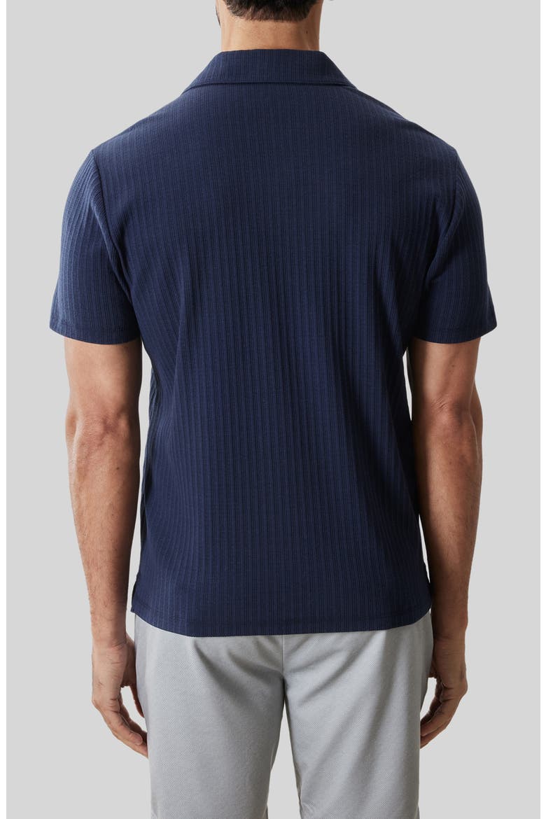 Luca Johnny Collar Polo, Alternate, color, NAVY