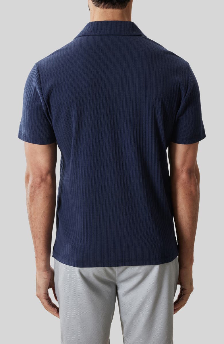 Robert Barakett Luca Johnny Collar Polo, Alternate, color, Navy