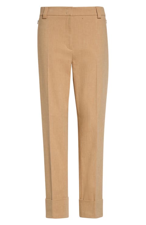 Maxima Cotton Stretch Denim Crop Pants