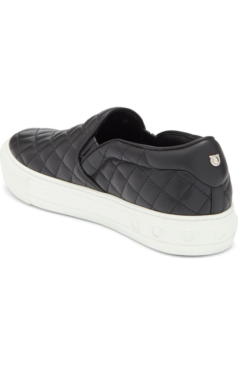 FERRAGAMO Lisa Slip-On Sneaker, Alternate, color, Black