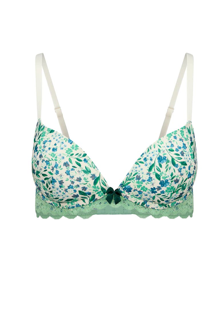 Shea Push Up Plunge Bra, Alternate, color, Open White