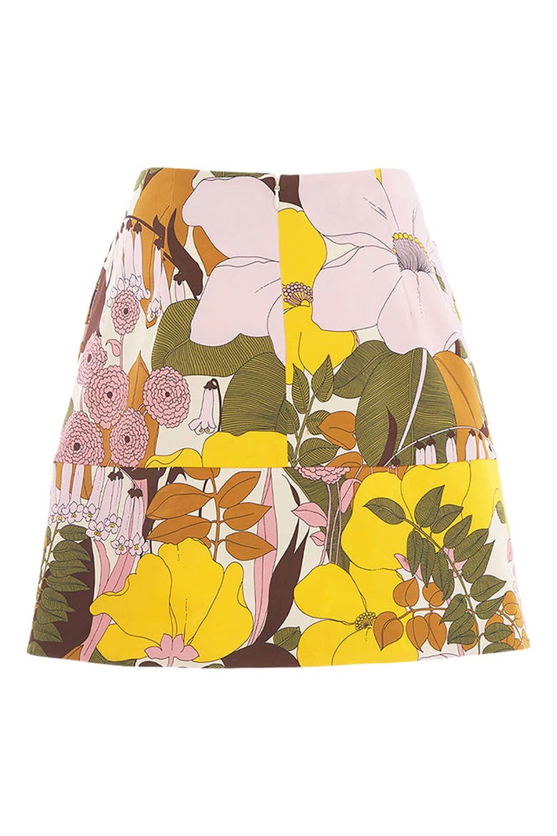 Short Skirt Big Flower Rose Pink, Alternate, color, Big Flower Rose Pink