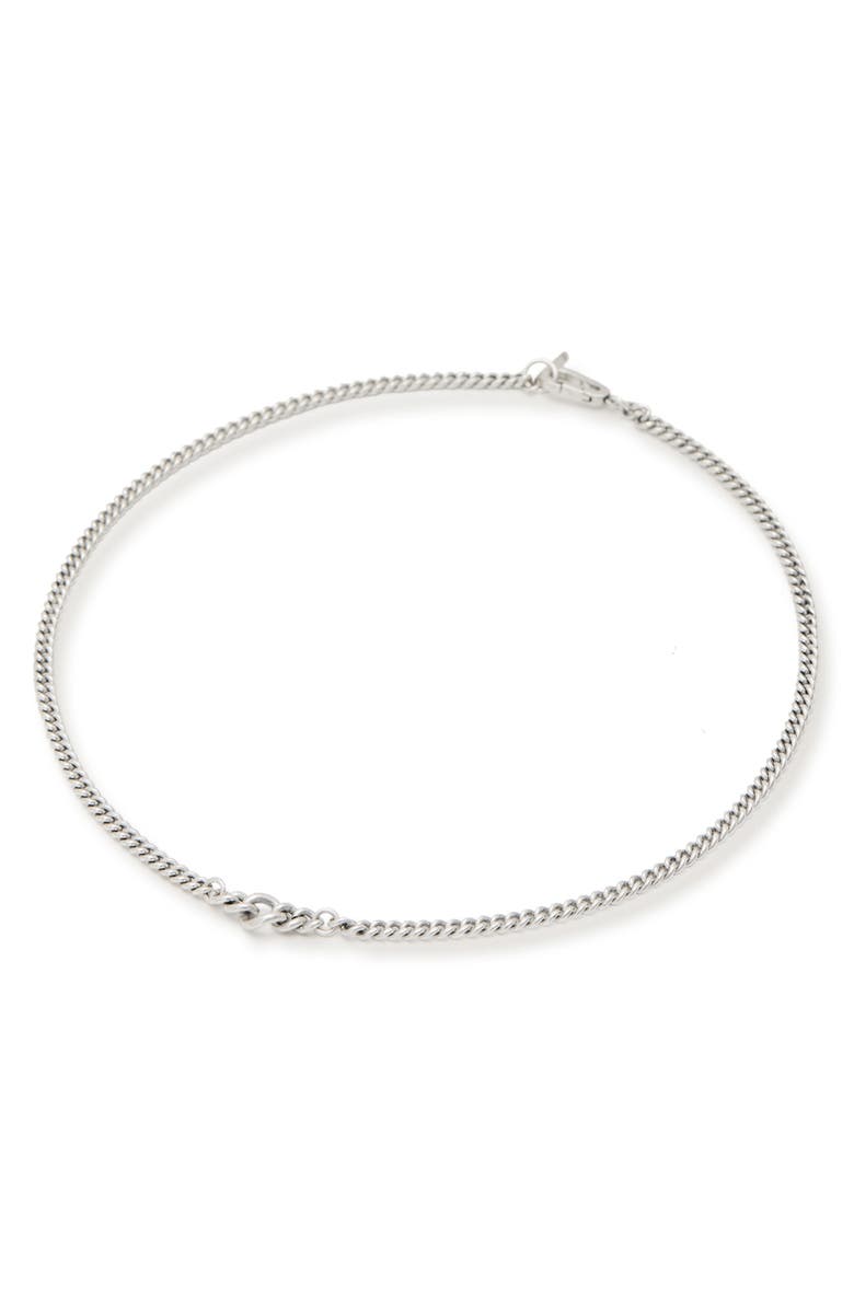 AllSaints Men's Curb Chain Necklace, Alternate, color, 