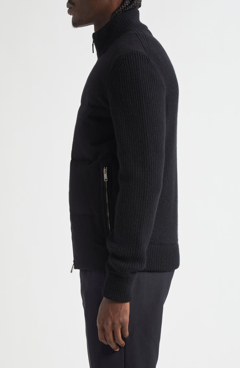 ZEGNA Oasi Cashmere Down Puffer Jacket, Alternate, color, Black