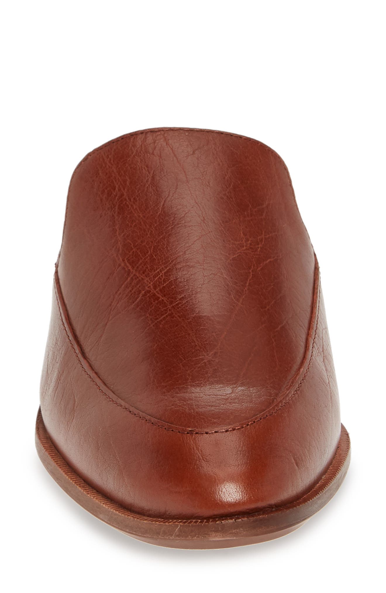 The Frances Mule, Alternate, color, BURNISHED MAHOGANY