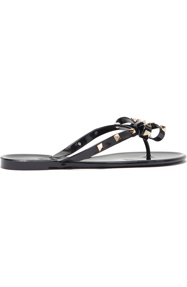 WILD DIVA LOUNGE Studded Jelly Sandal, Alternate, color,