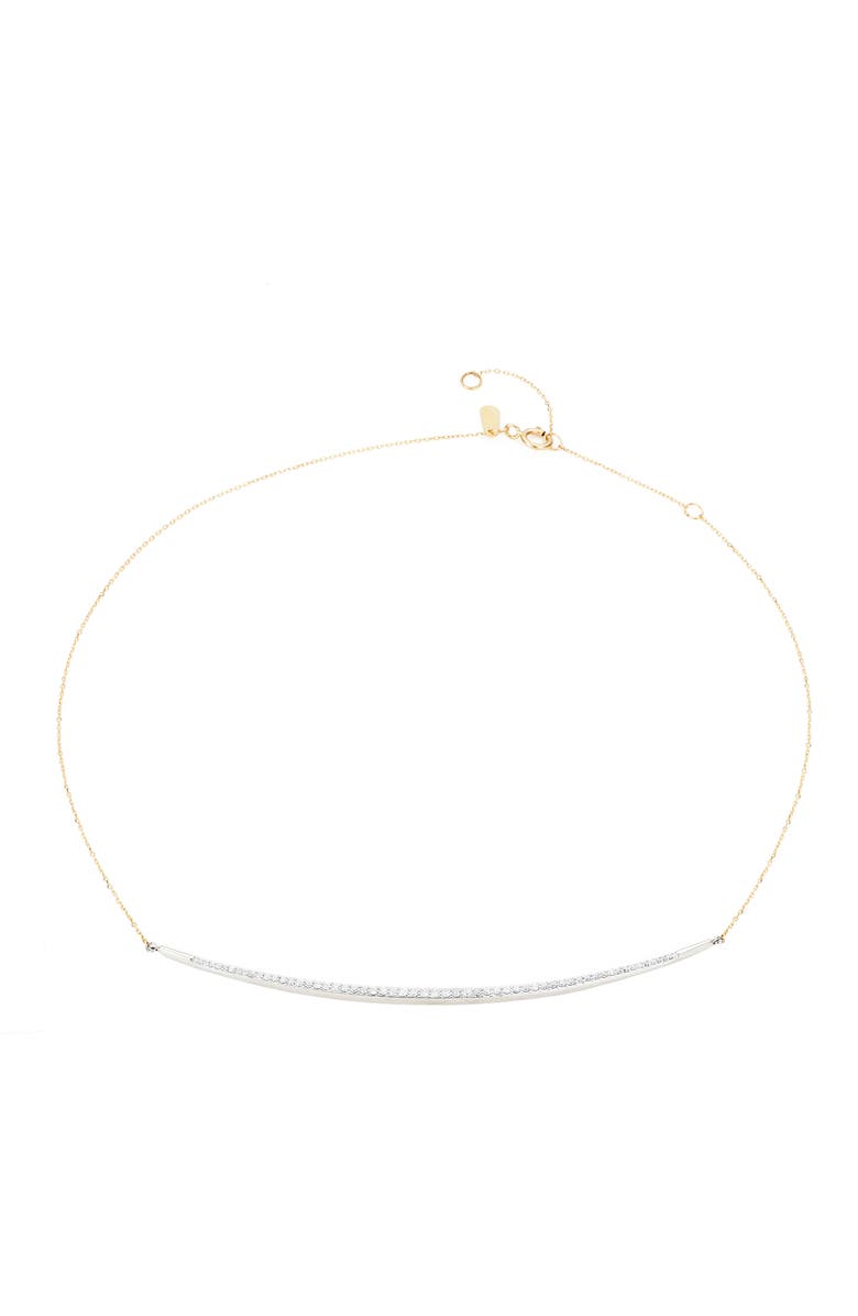 Adina Reyter Curve Collar Necklace, Main, color, 