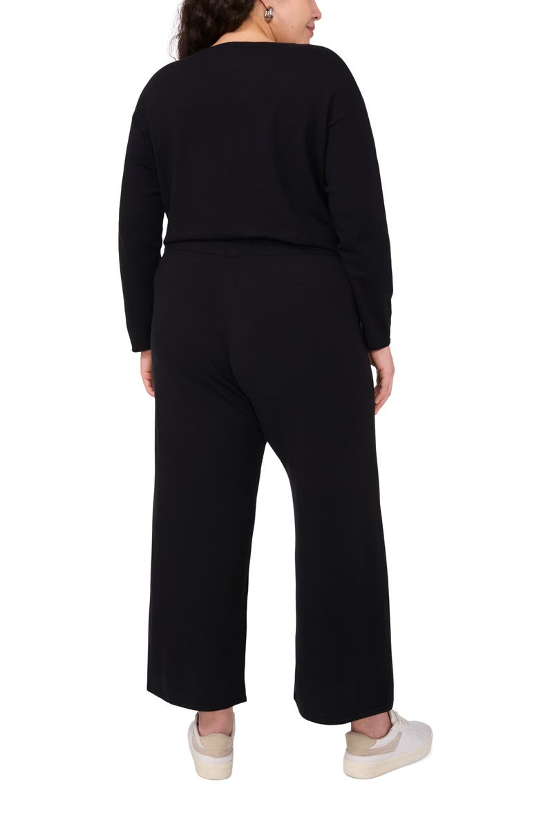 Vince Camuto Drawstring Sweatpants, Alternate, color, Rich Black