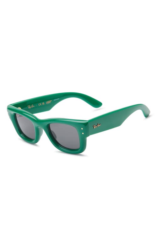 Ray Ban Ray-ban 47mm Small Square Sunglasses In Green