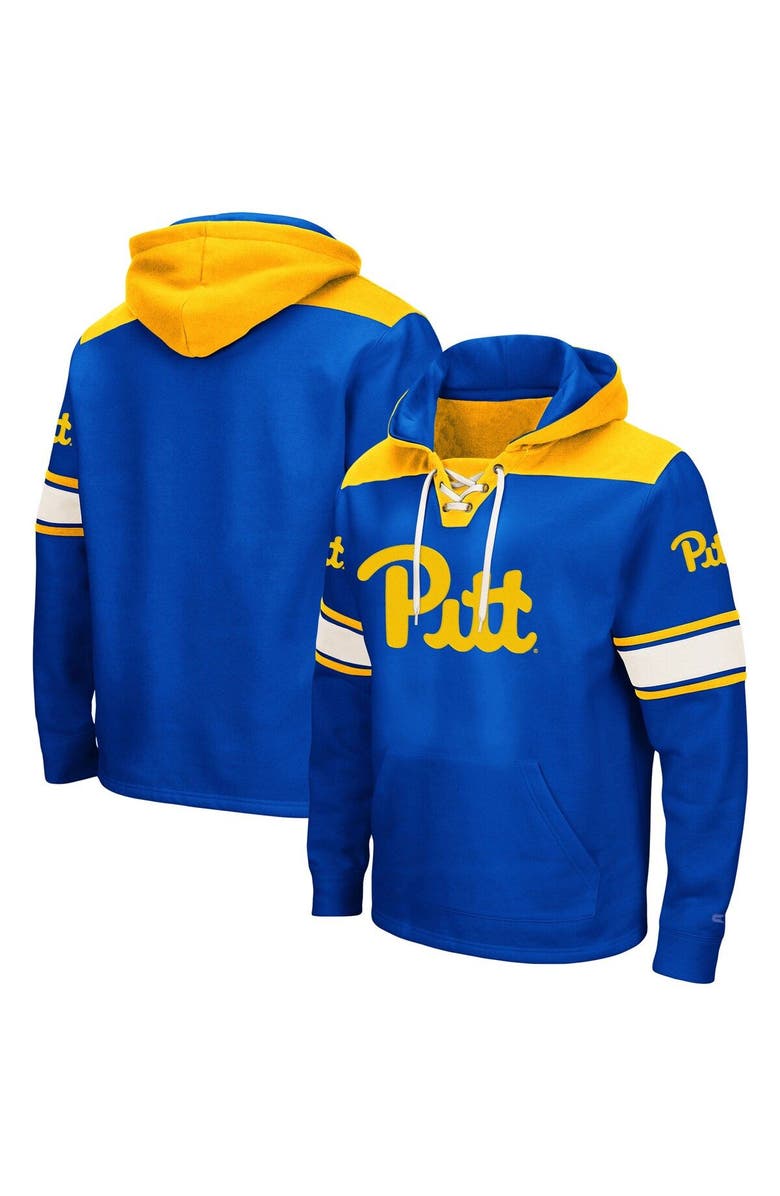 COLOSSEUM Men's Colosseum Royal Pitt Panthers 2.0 Lace-Up Pullover Hoodie, Main, color, Royal