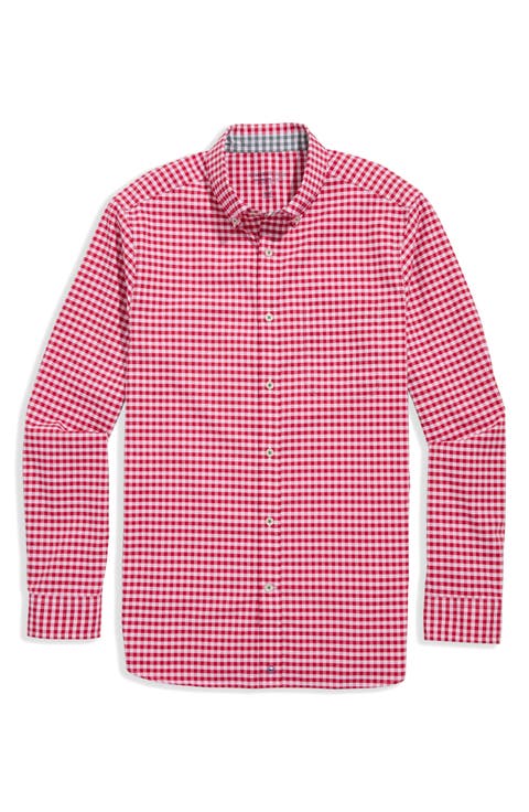 Classic Fit On-The-Go brrrº Gingham Button-Down Shirt