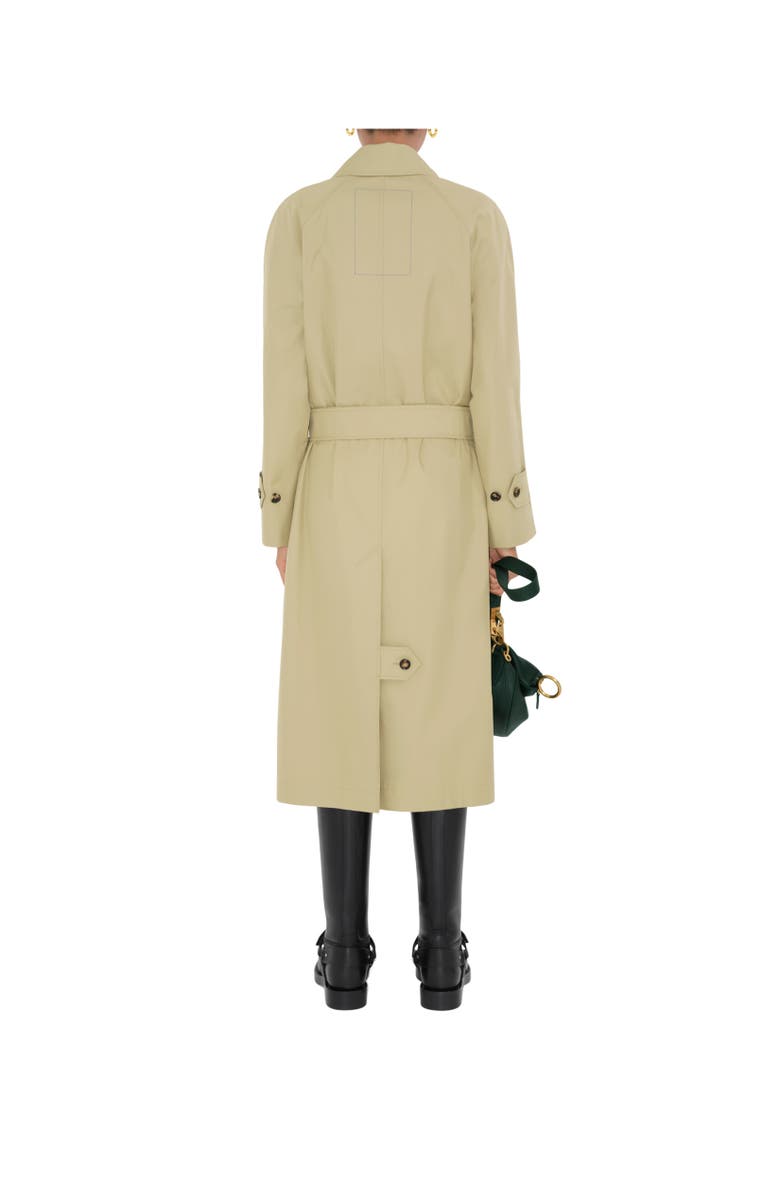 Burberry Long Gabardine Bradford Car Coat, Alternate, color, 