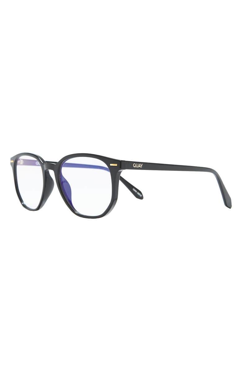 QUAY Australia CTRL 49mm Blue Light Blocking Optical Glasses, Alternate, color, 