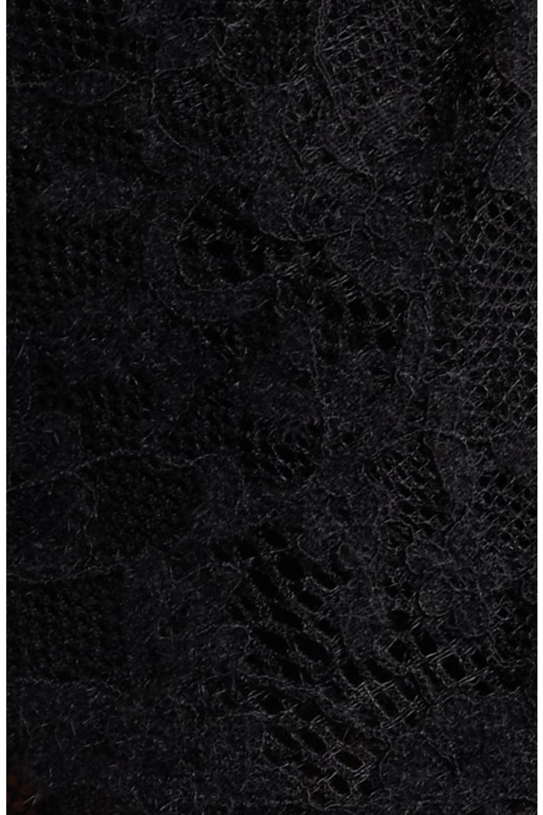 Everything Is Romantic Lace Duster, Alternate, color, BLACK LACE