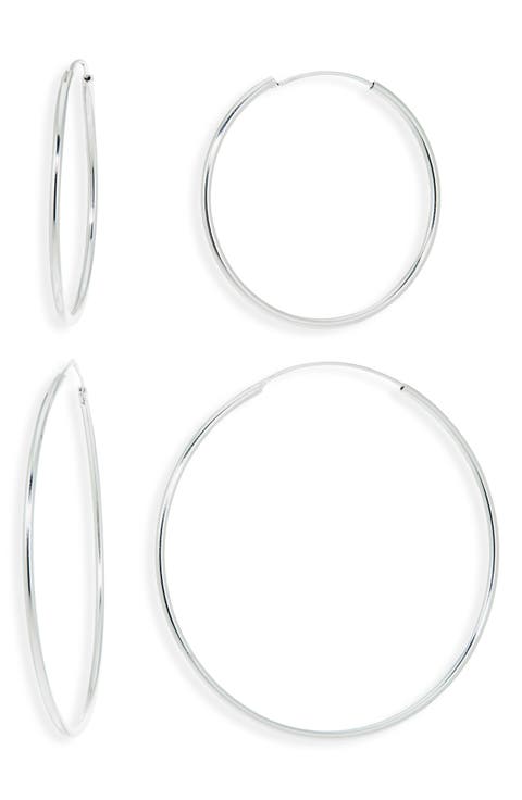 Endless Hoop Earrings