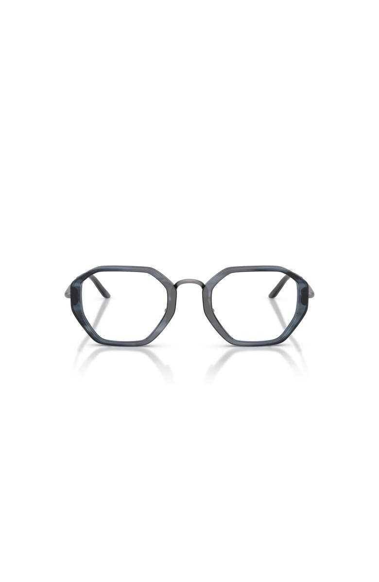 Giorgio Armani 48mm Irregular optical glasses, Alternate, color, Grey