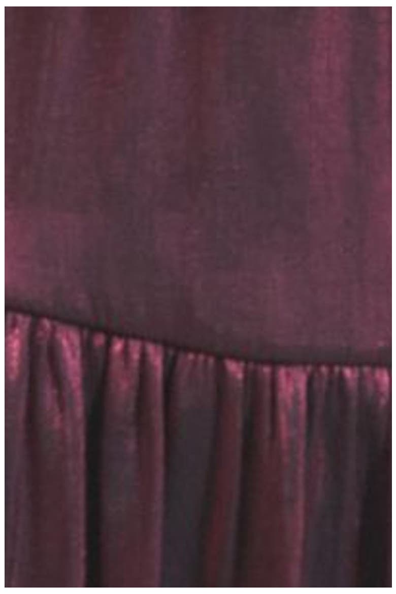 Kids' Metallic Bubble Skirt, Alternate, color, PURPLE