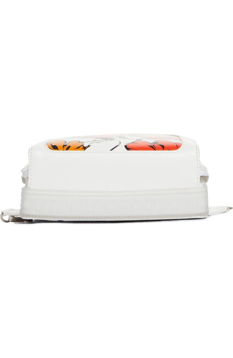 Christian Louboutin Loubifunk Leather & Jacquard Backpack, Alternate, color,