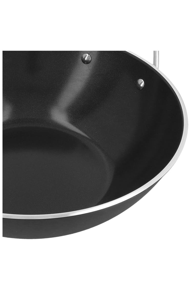 Alu Pro 5 12-Inch Ceramic Nonstick Wok, Alternate, color, BLACK