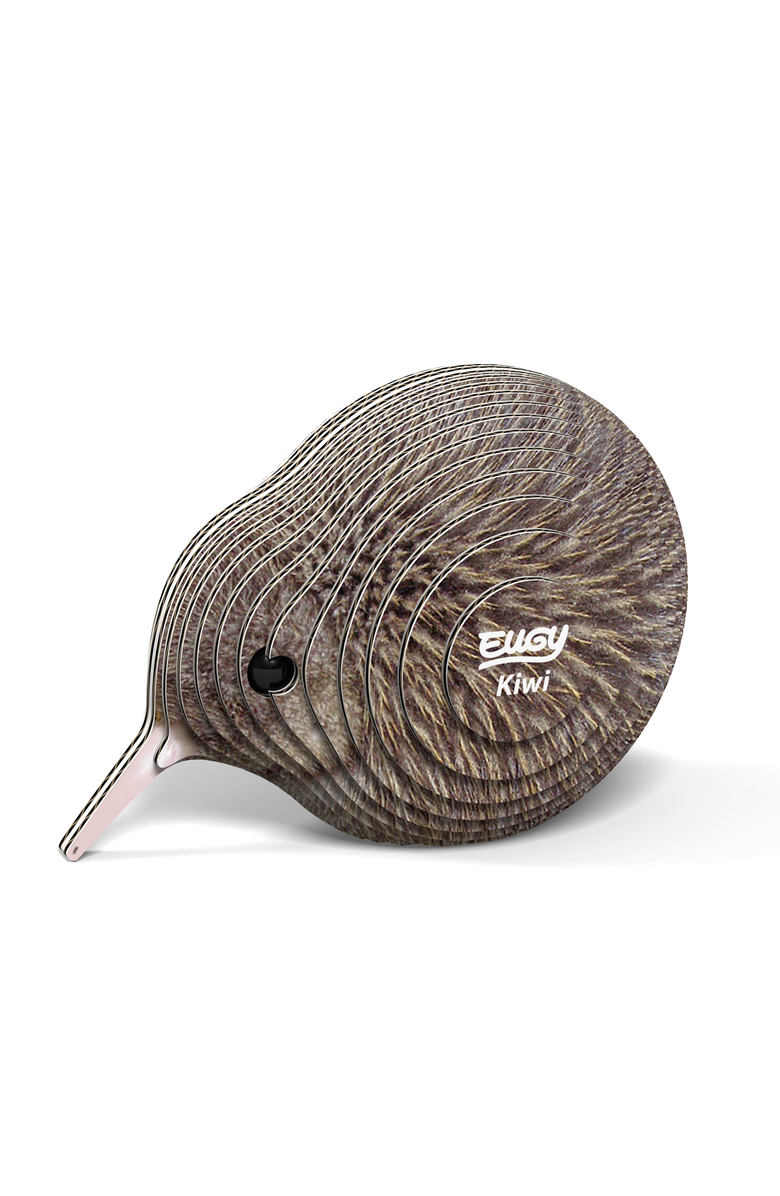 Eugy Puzzles Kiwi 3D Puzzle, Alternate, color,