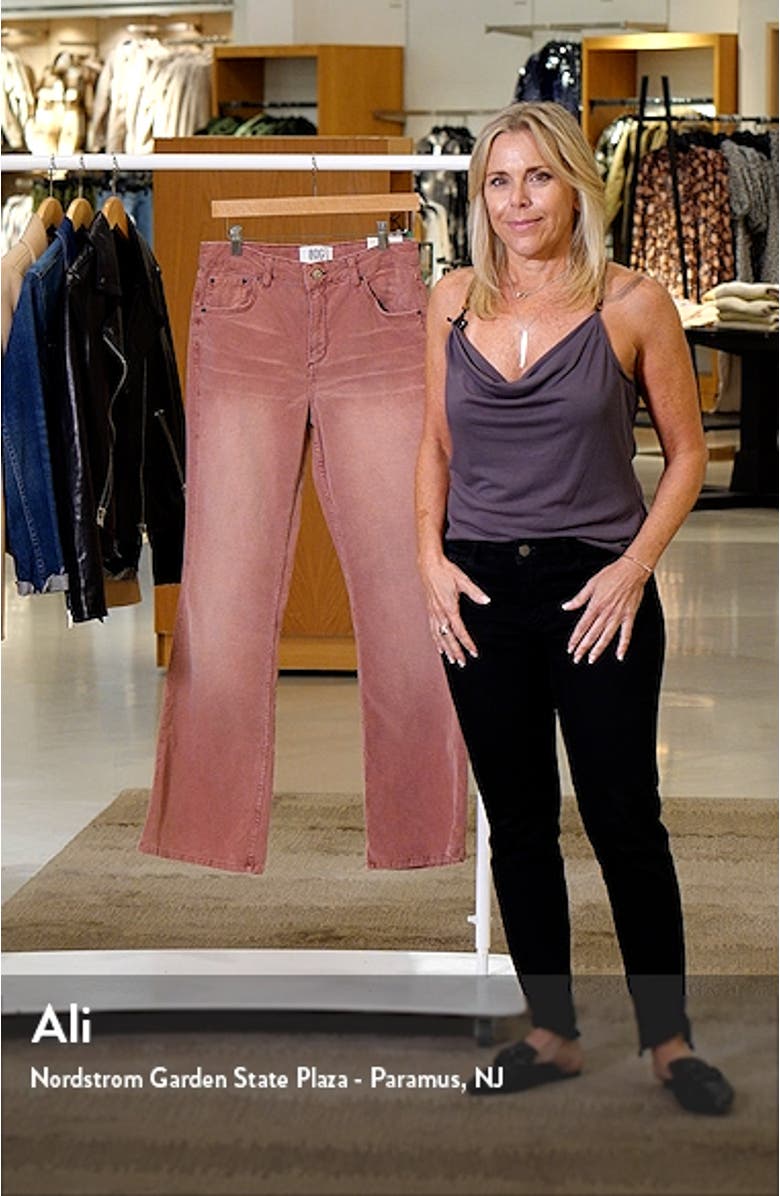 Flare Leg Stretch Cotton Corduroy Pants, sales video thumbnail