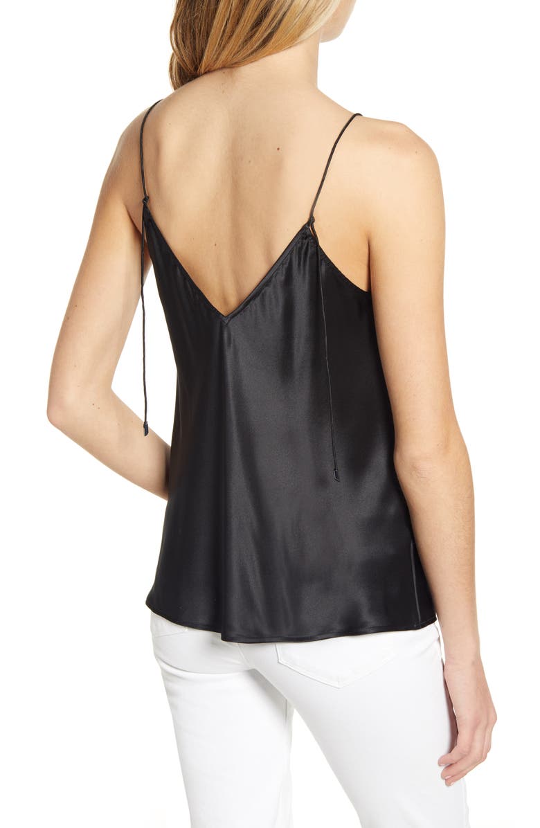 PAIGE Cicely Silk Camisole, Alternate, color, Black