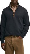 Brooks Brothers Double Face Piqué Half Zip Pullover