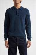 Sunspel Lambswool Polo Sweater