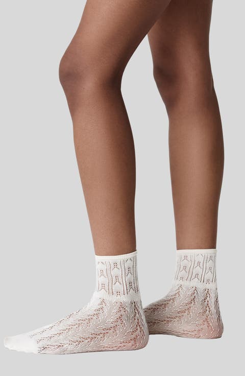 Erica Assorted 2-Pack Pointelle Quarter Socks
