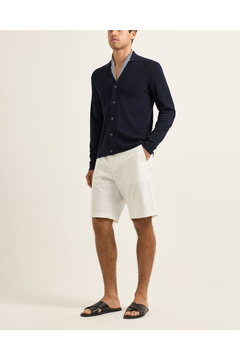 Bastian Classic-Fit Knitted Shirt, Main, color, NIGHT IRIS