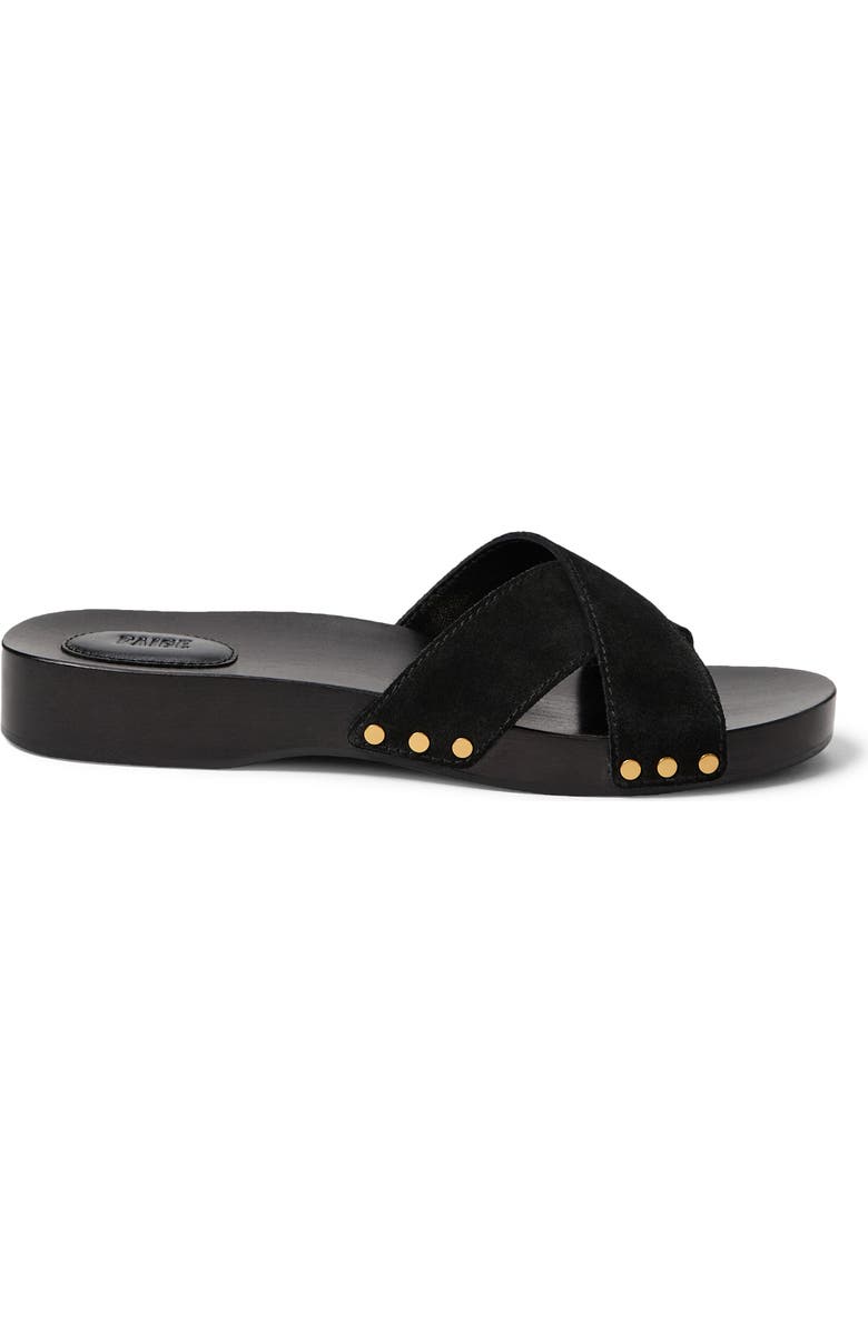 PAIGE Inez Slide Sandal, Alternate, color, Black