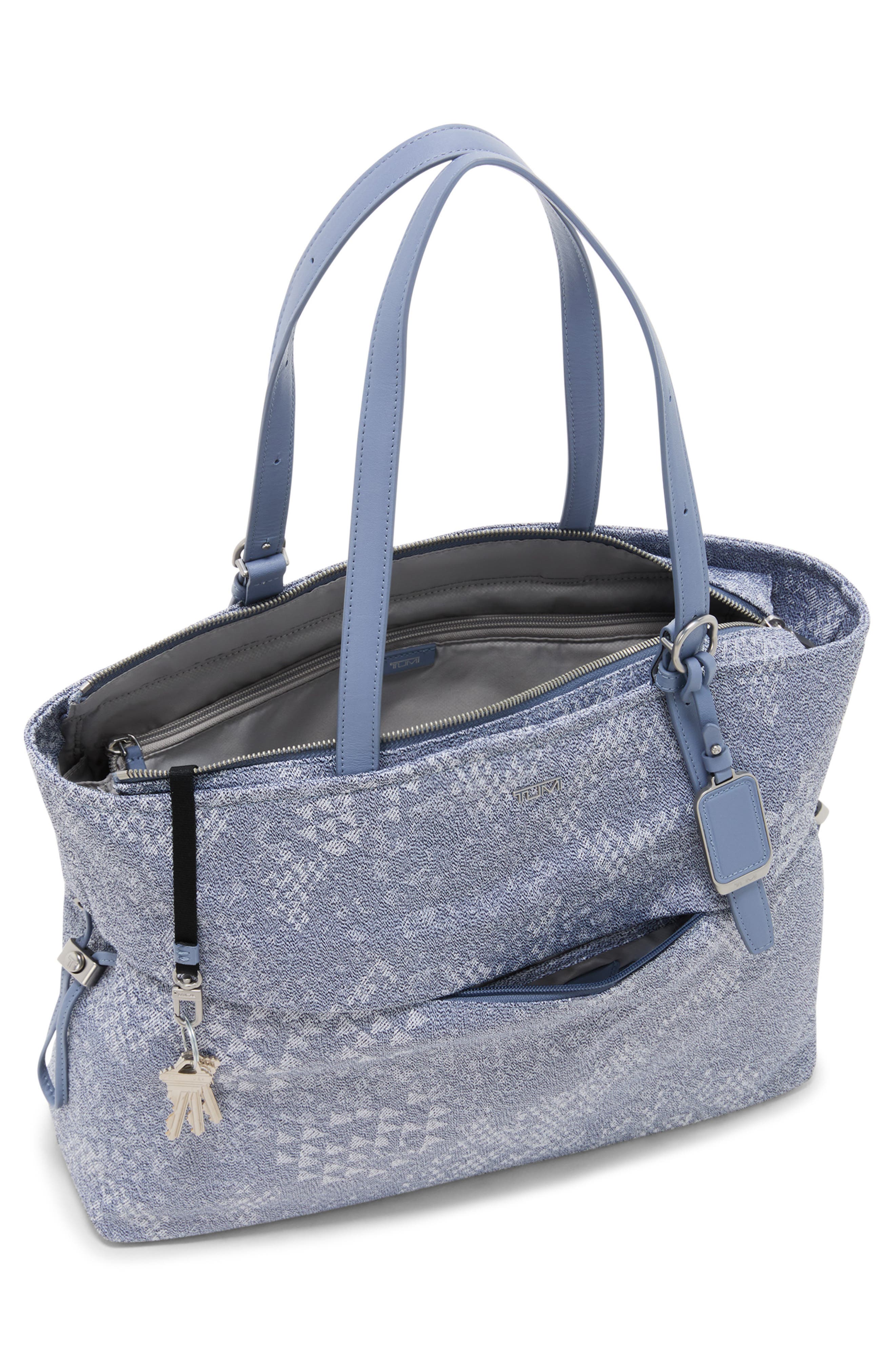 TUMI Voyageur Cam Large Tote, Alternate, color, Denim Blue