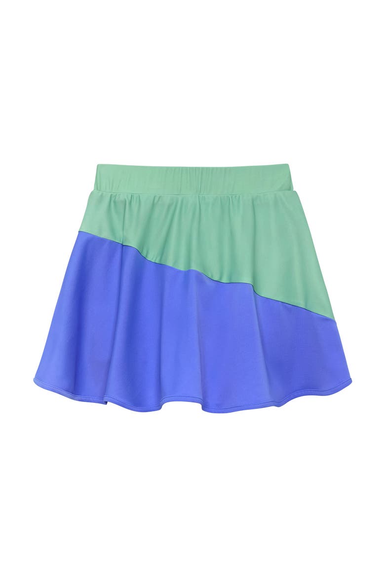Half Court Skirt, Main, color, Blue Green