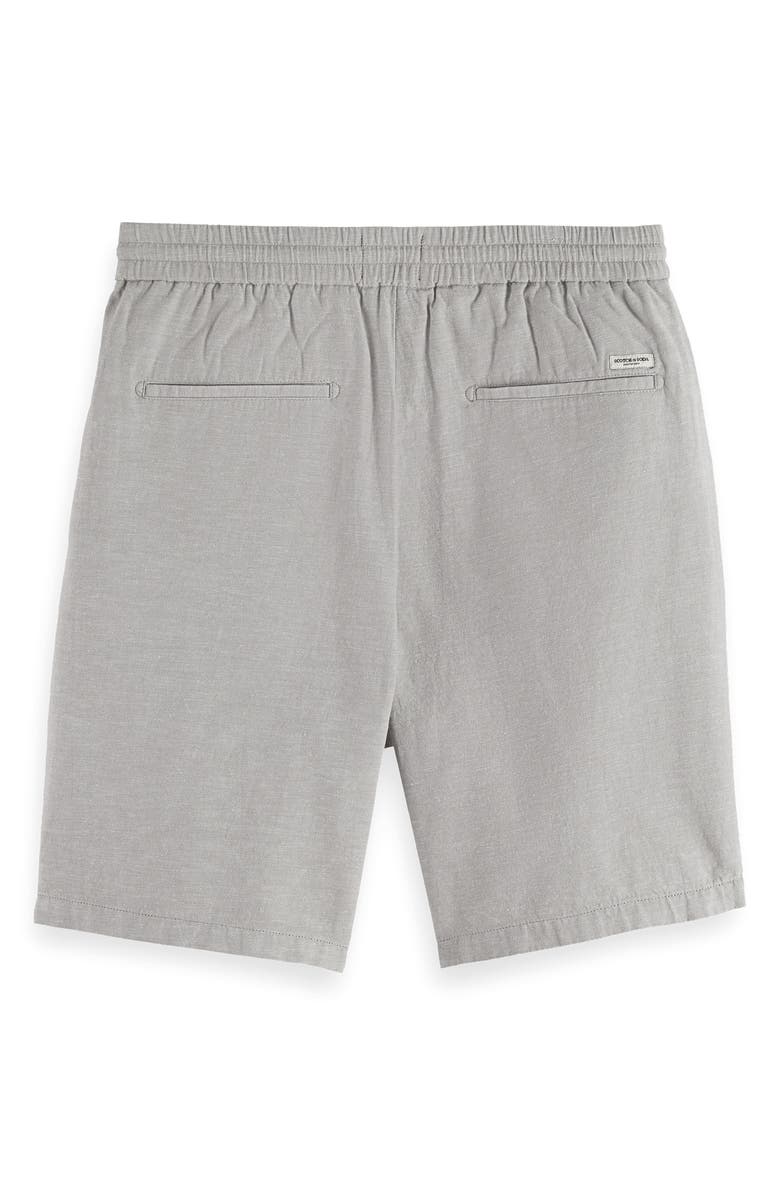 Scotch 
Soda Cotton 
Linen Chino Shorts, Alternate, color, Grey