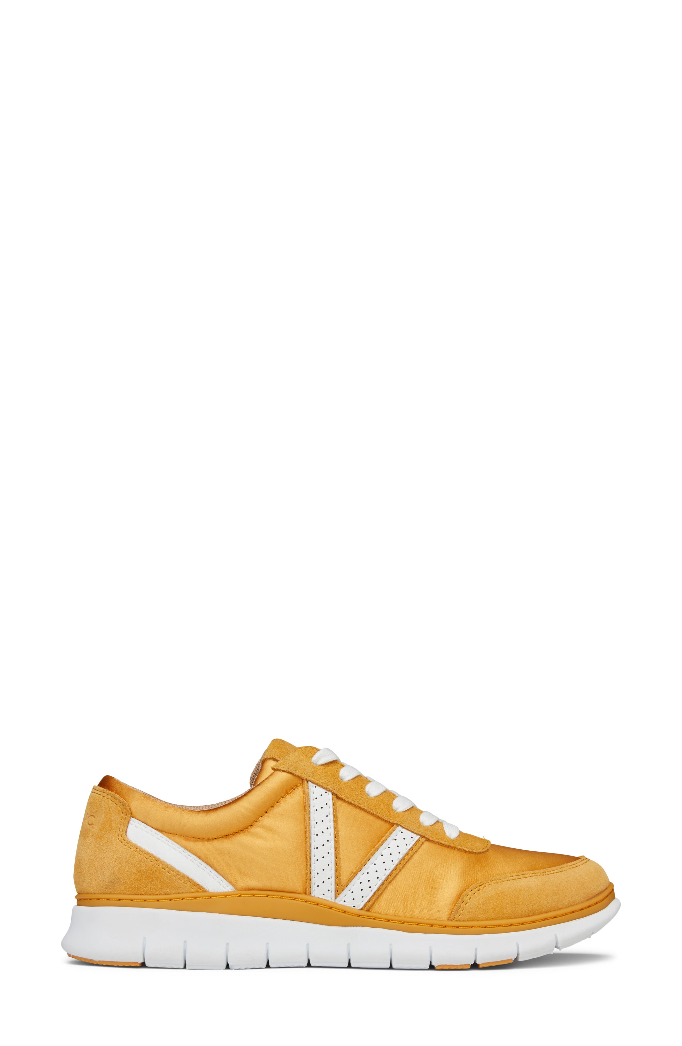 Nana Sneaker, Alternate, color, MUSTARD SUEDE