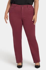 NYDJ Marilyn High Waist Straight Leg Jeans
