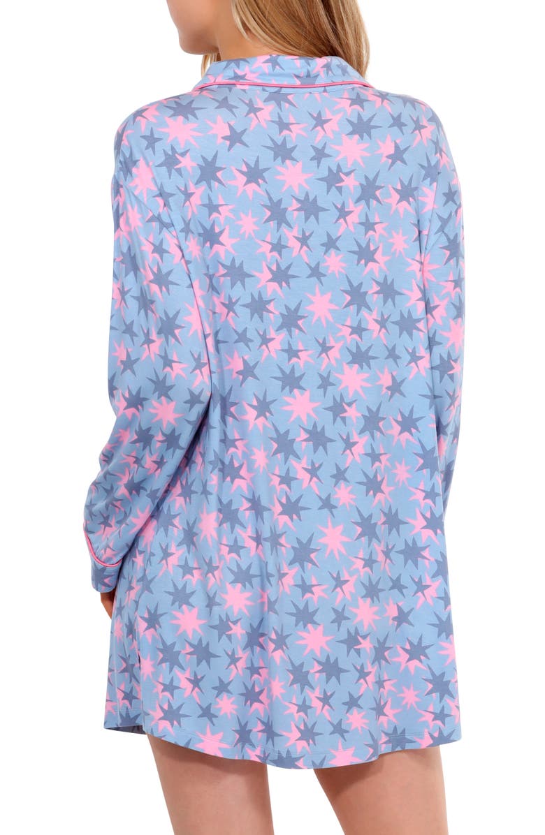 Honeydew All American Sleep Shirt, Alternate, color, Moonstruck Stars