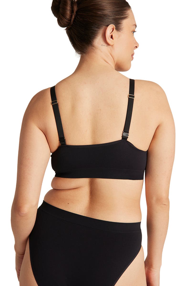 Nudea The Essentials Bralette - 2 Pack, Alternate, color, Black And Bare 03