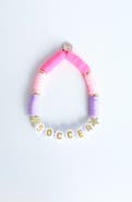 Bits & Bows Soccer Girls' Bracelet