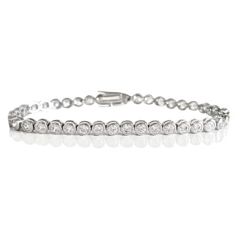 The Poppy 3mm Bezel Tennis Bracelet
