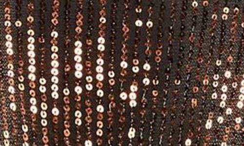 City Chic Long Sleeve Sequin Romper In Multi