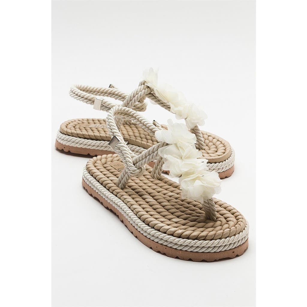 Prologue Shoes Santra Lace-up Thong Sandals