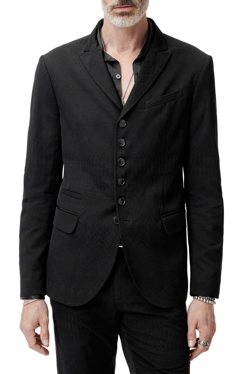 John Varvatos Gerry Slim Fit Blazer, Alternate, color, Black