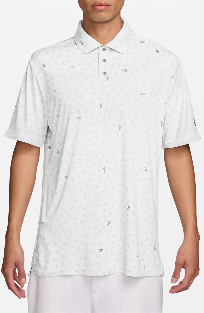 Nike Dri-FIT Par 5 Golf Polo, Main, color, White/ Work Blue