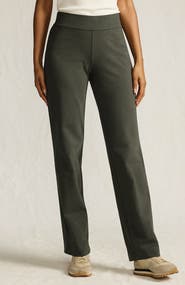 Lands' End Starfish Mid Rise Straight Leg Pants
