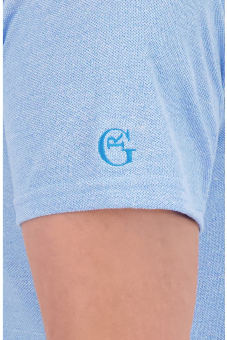 Calmere Tipped Polo, Alternate, color, BRIGHT BLUE