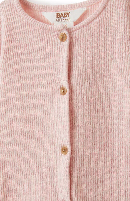 Cotton On Kids Organic Knit Long Sleeve All In One In Pink