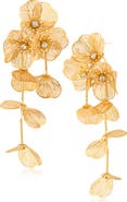 JARDIN Blooms & Vines Statement Drop Earrings