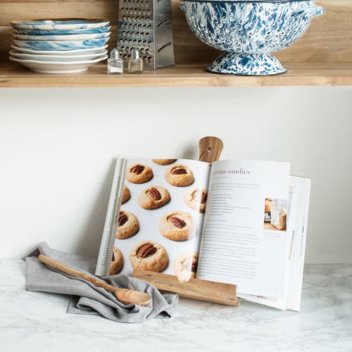 Twine Pantry Acacia Wood Tablet Cooking Stand In Wood