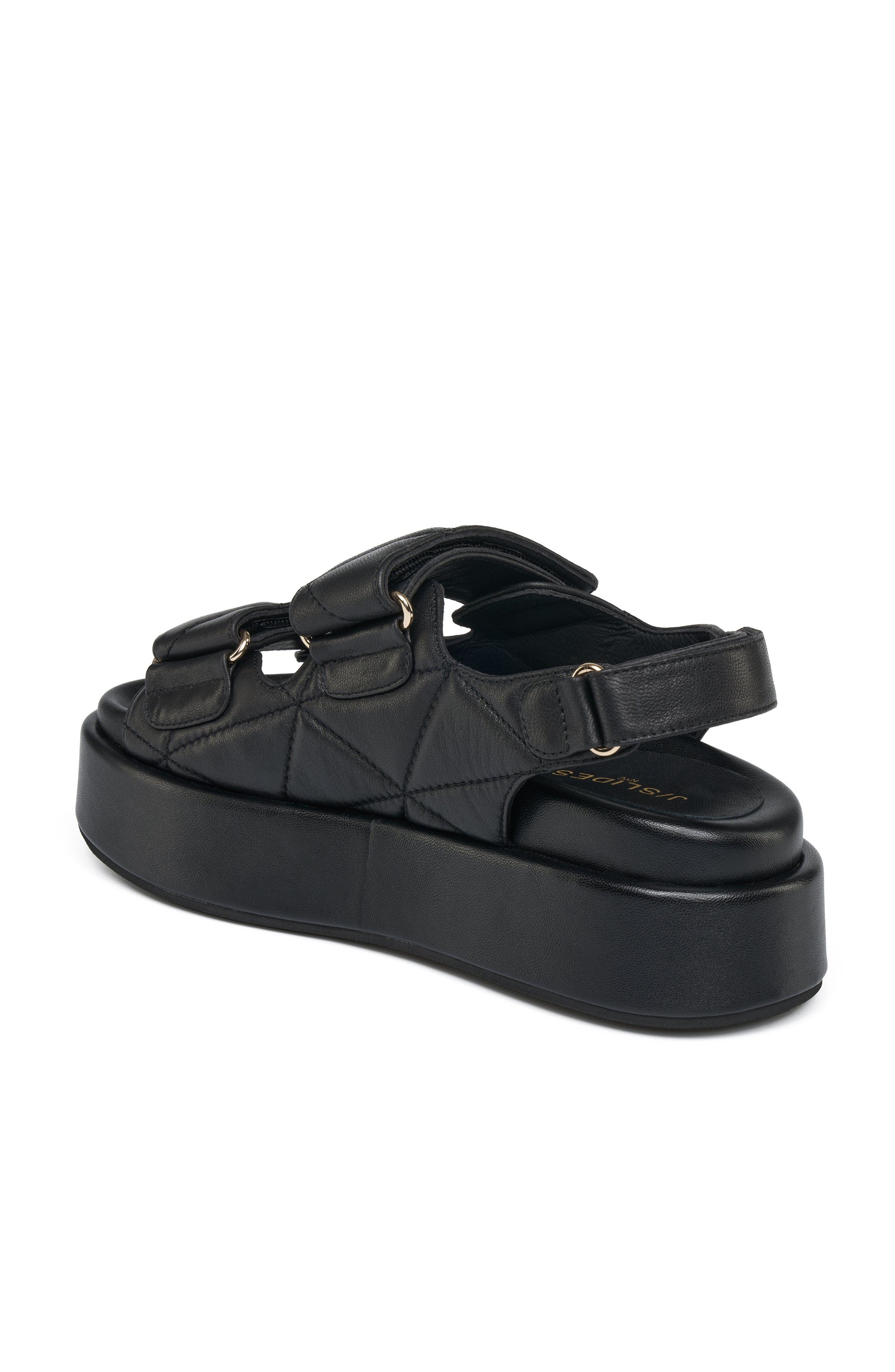 Yolanda Leather Slingback Sandal, Alternate, color, Black